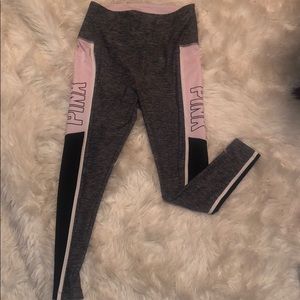 Grey and pink VS Pink Leggings